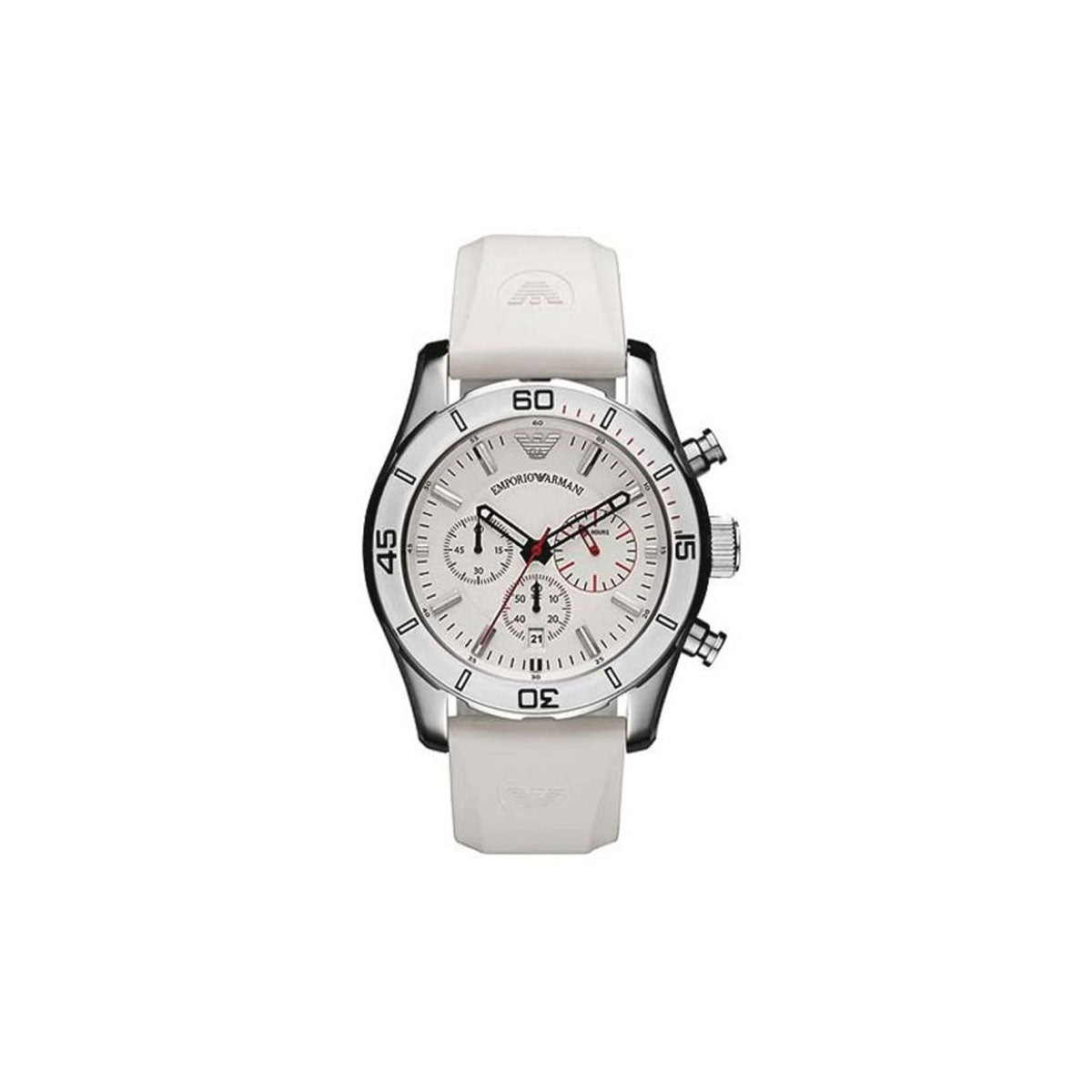 Emporio Armani AR5947 Men's Watch 45 Mm White